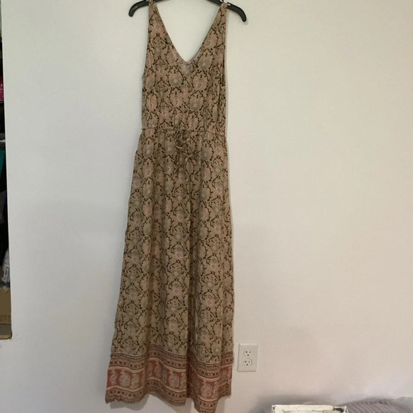 Lucky Brand Floral Boho Maxi Dress - Picture 1 of 9